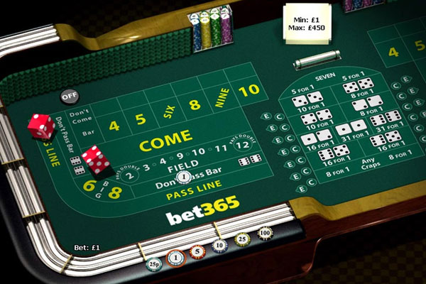 Craps at Bet365