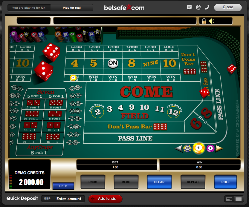 Betsafe Craps Craps