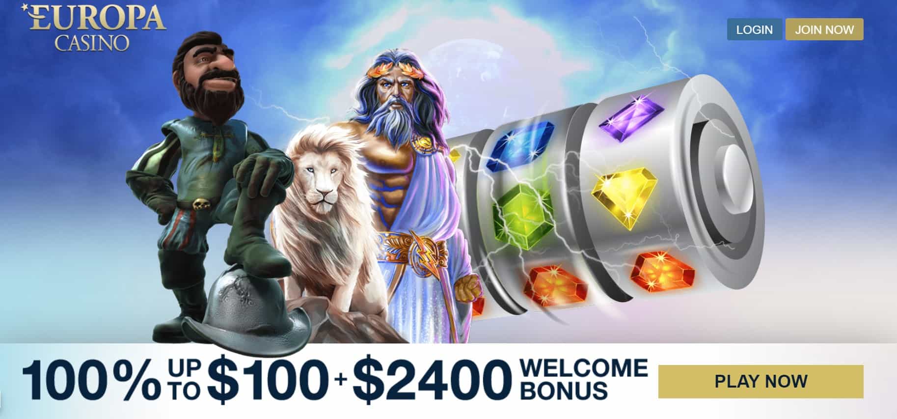 Europa Casino - Canada Welcome Bonus Of Up To 2400$!